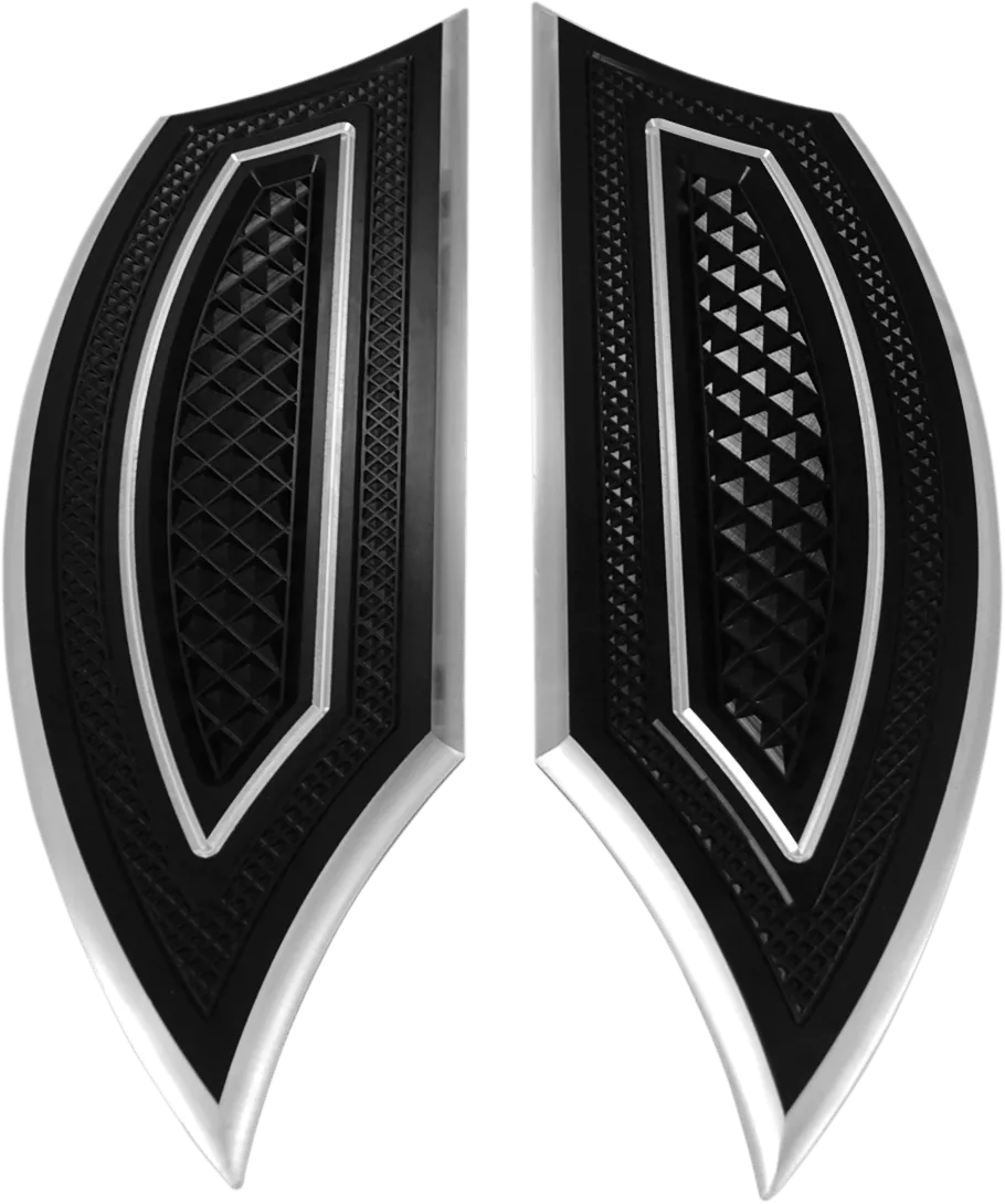 Eddie Trotta Designs TC-554 Driver Floorboards - Black Anodized