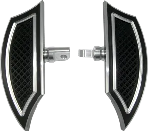Eddie Trotta Designs TC-557B Mini Folding Passenger Floorboards - Black Anodized