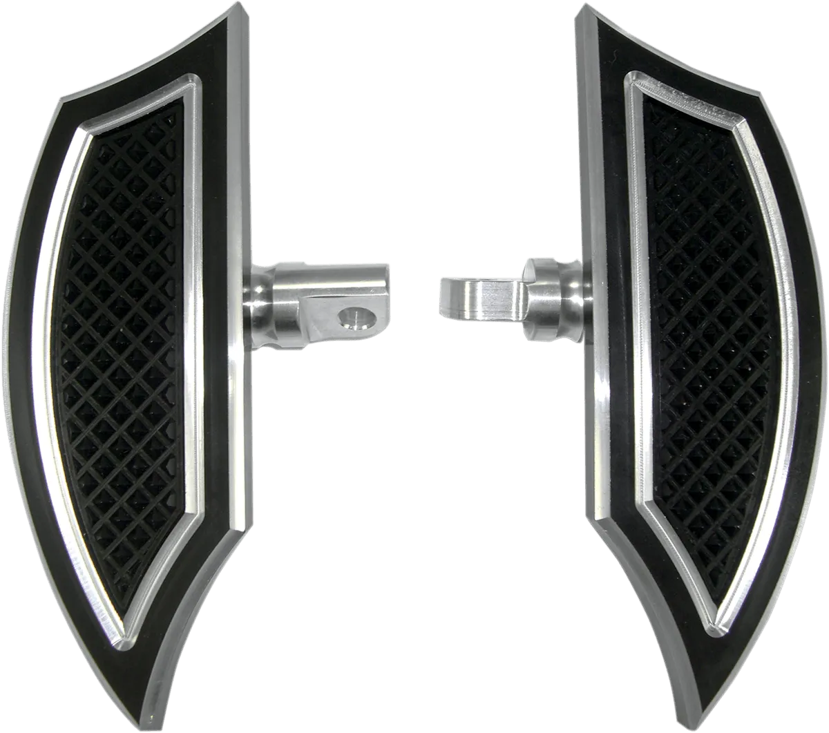 Eddie Trotta Designs TC-557B Mini Folding Passenger Floorboards - Black Anodized