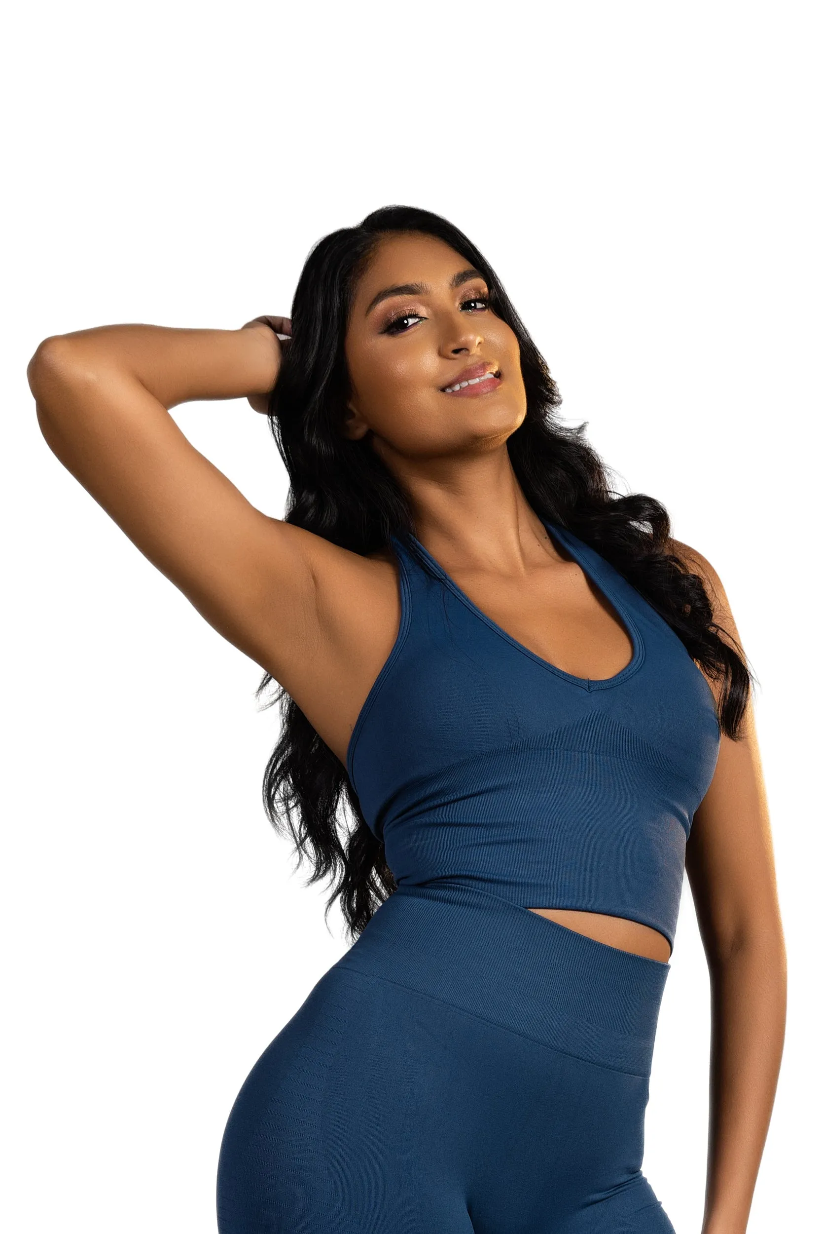 Elara Top  Blue