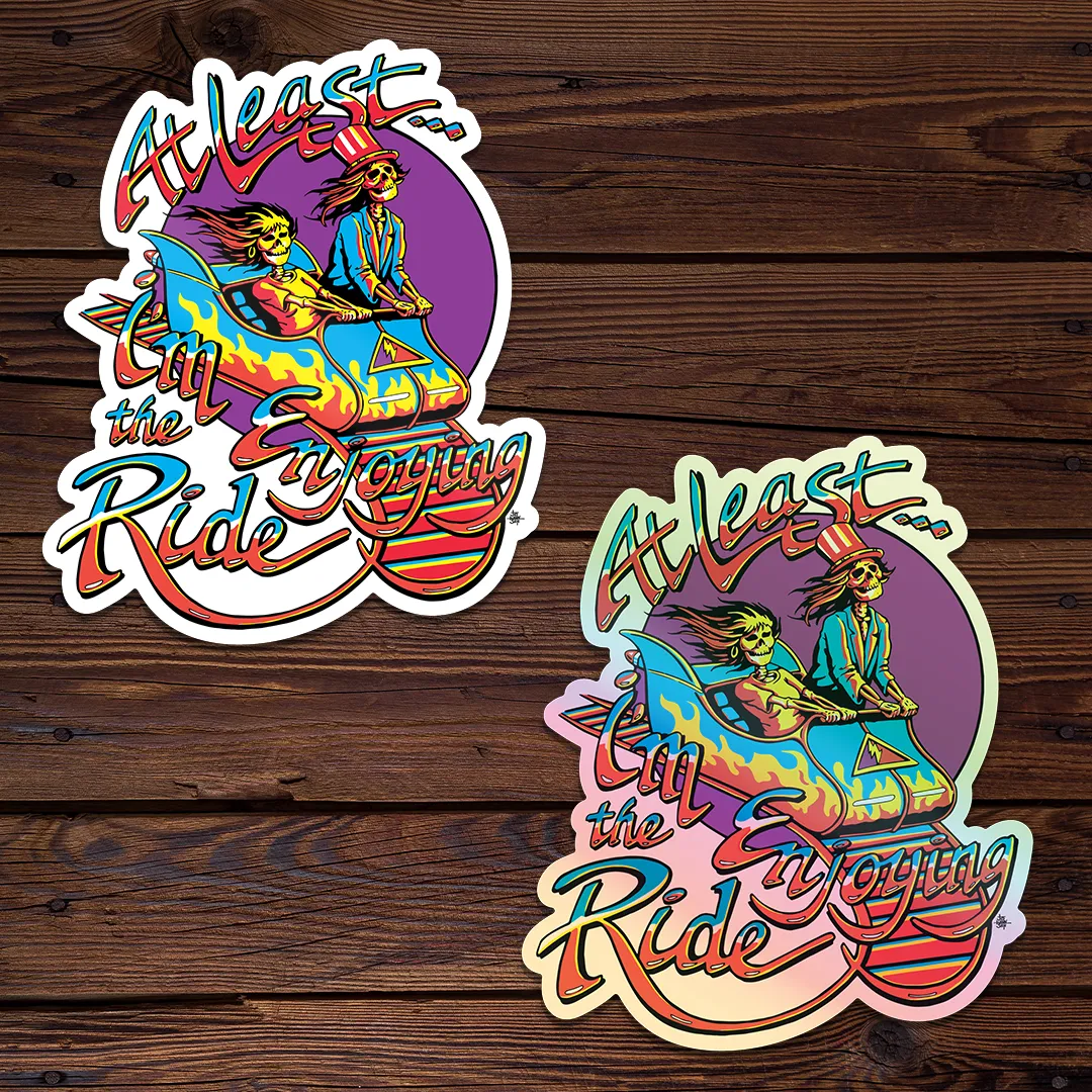 Enjoying The Ride - Throwback Sticker Set (Holographic   Regular)