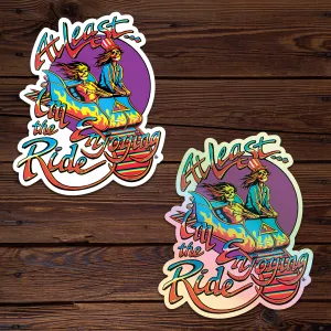 Enjoying The Ride - Throwback Sticker Set (Holographic   Regular)