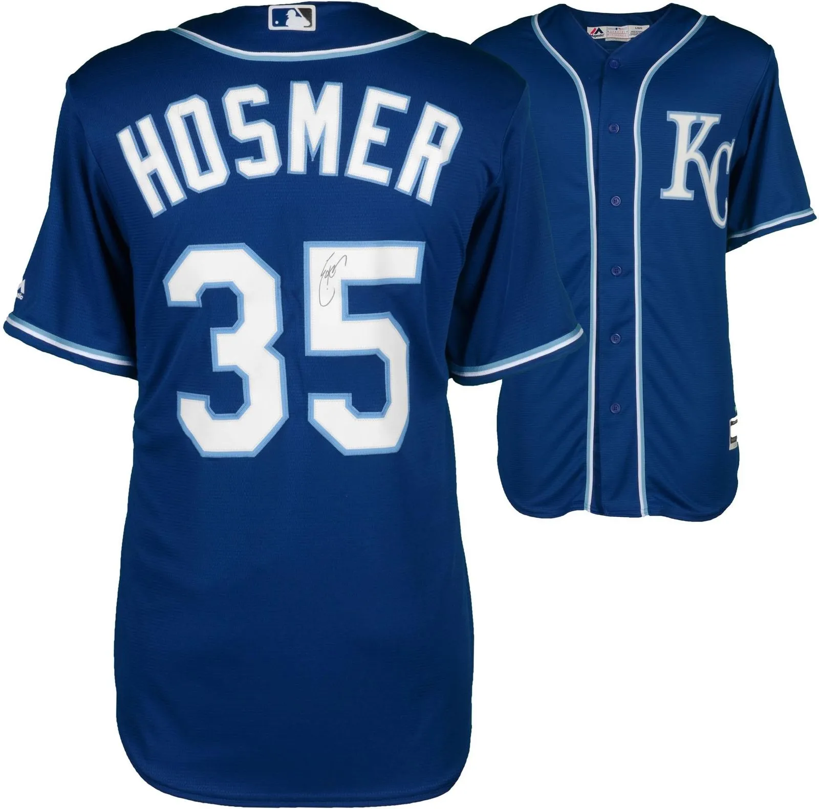 Eric Hosmer Signed Autographed Kansas City Royals Baseball Jersey (MLB Authenticated)