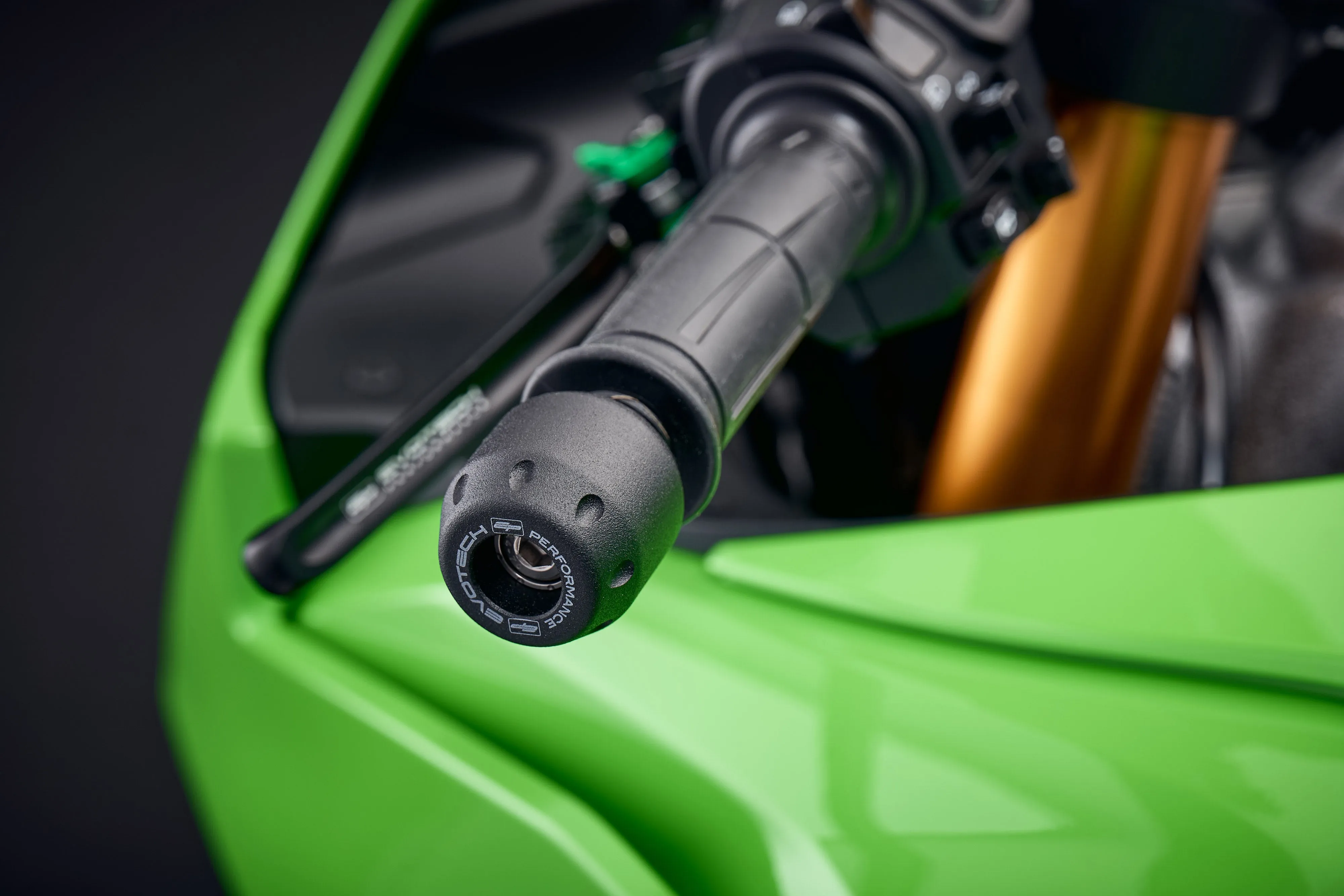 Evotech Bar End Weights (Touring) - Kawasaki Ninja ZX-6R 40th Anniversary Edition (2024 )