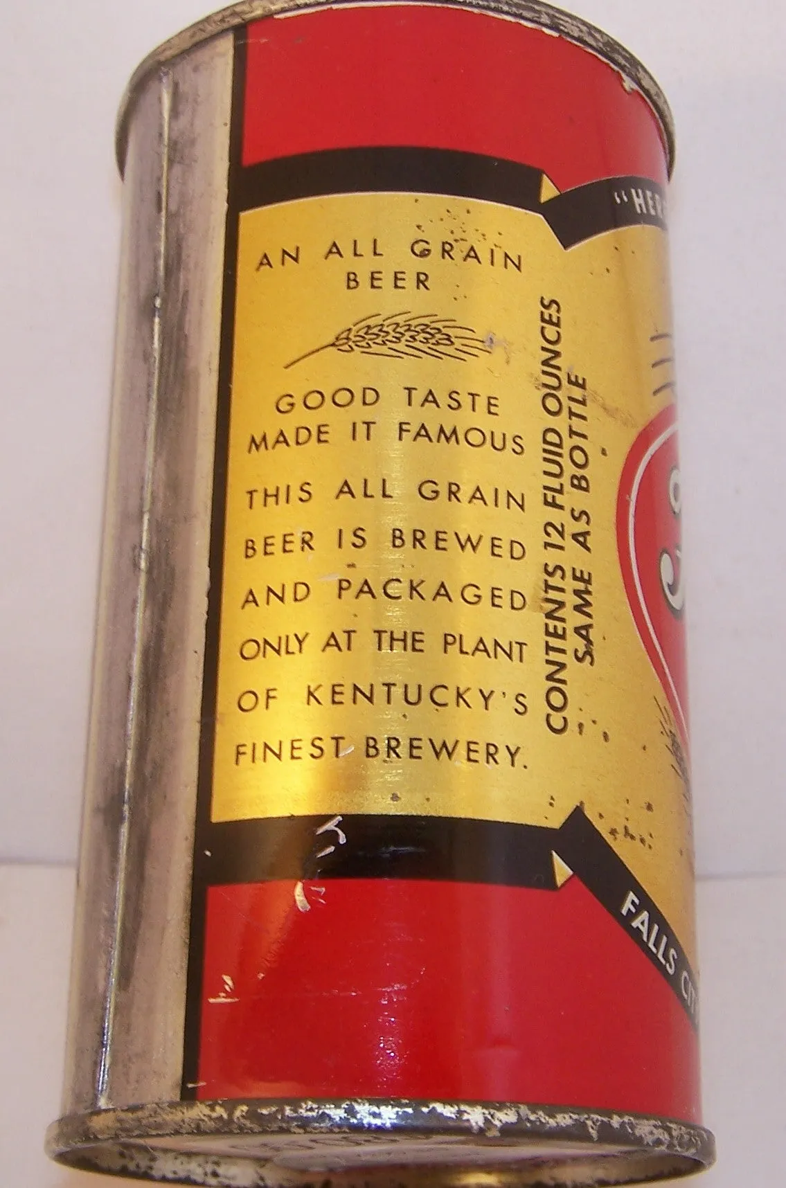 Falls City Beer, Lilek page # 255, Grade 1/1-