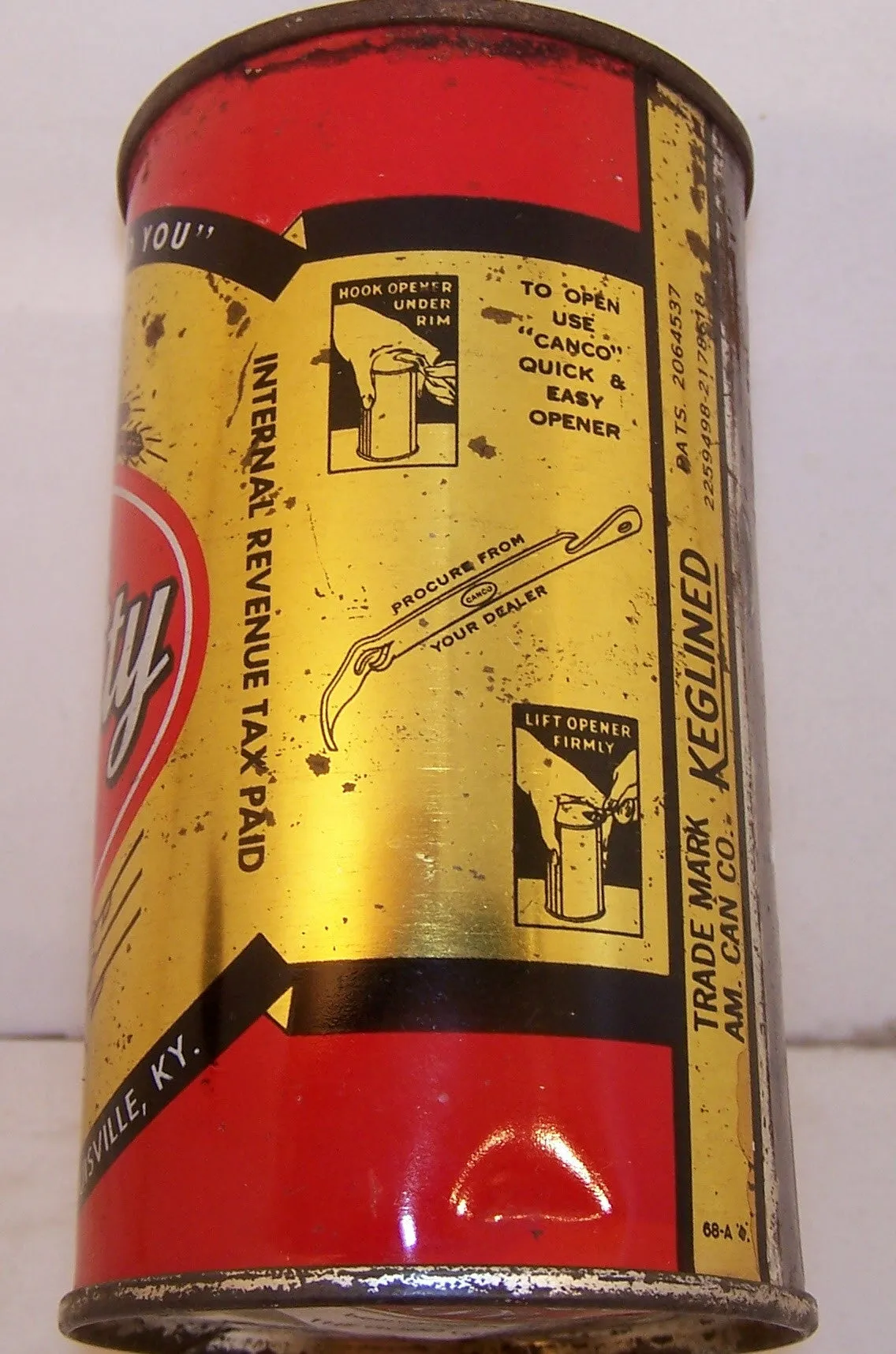 Falls City Beer, Lilek page # 257, Grade 1/1- Sold on 4/15/15