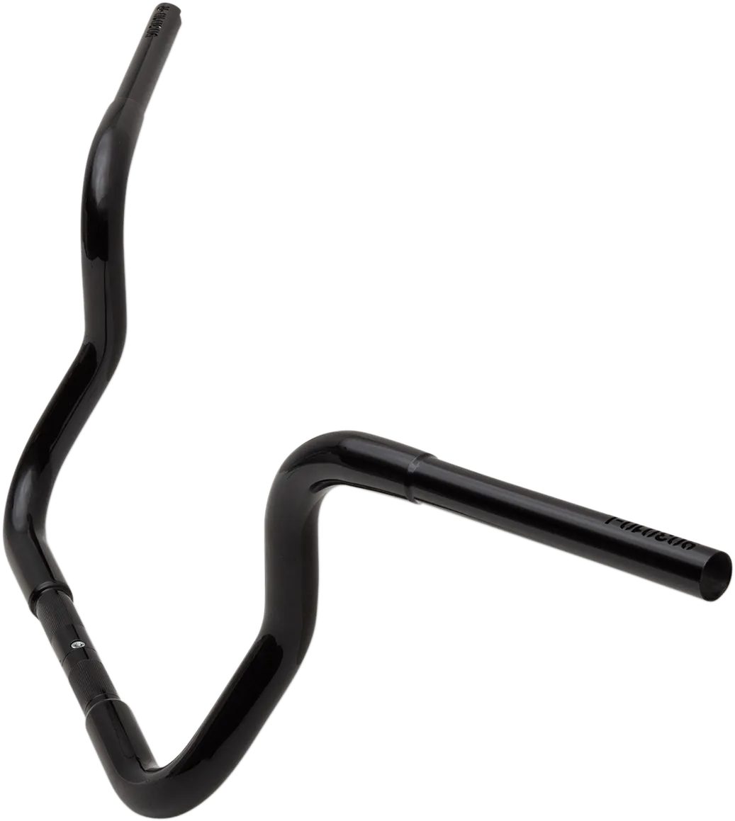 Fat Baggers, Inc. 903010-B 1-1/4in. EZ Install Round Top Handlebars - Gloss Black