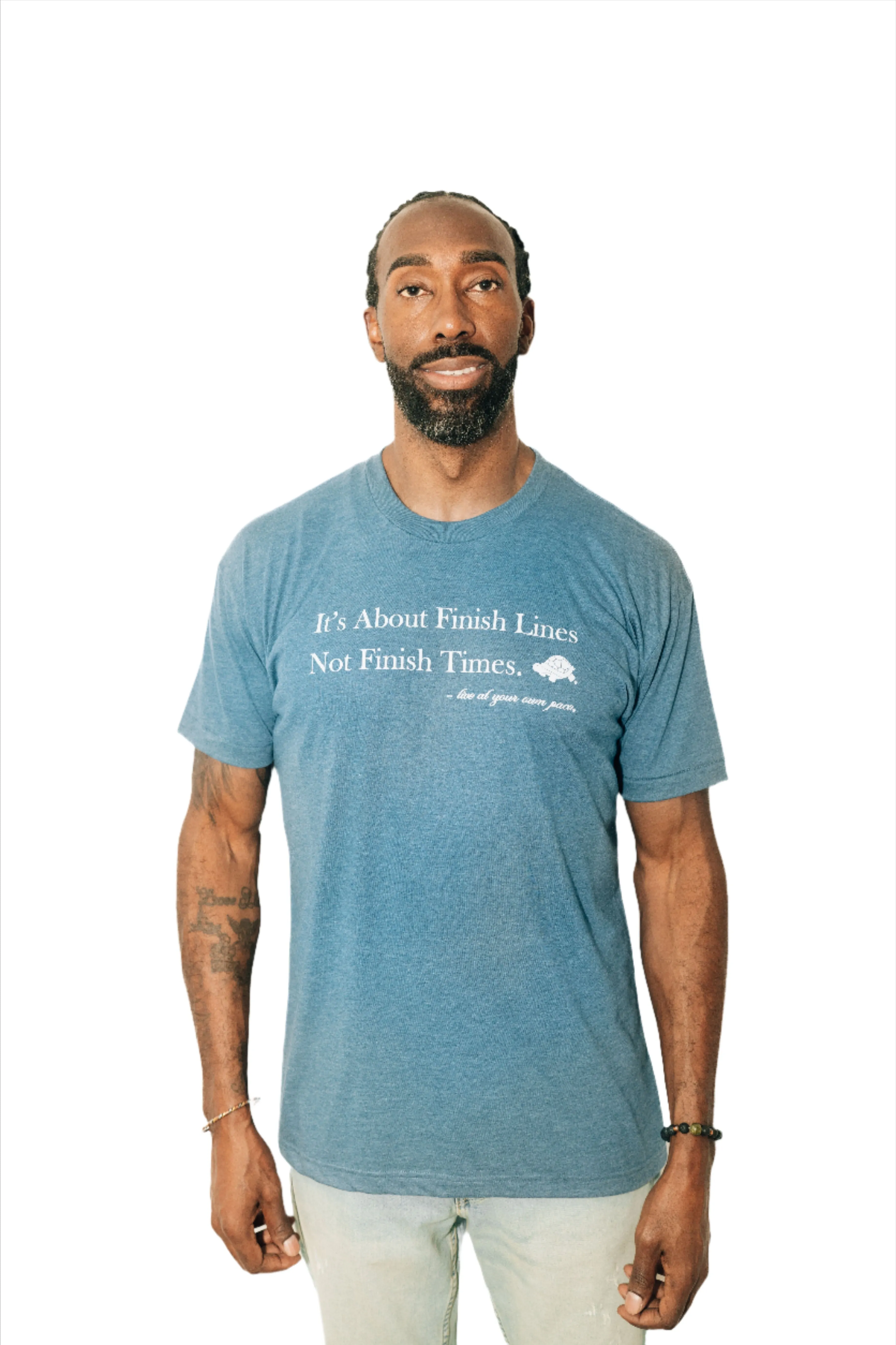 Finish Lines Tee [ Dusk Blue ]