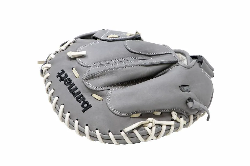 FL-201  baseball glove, high quality, leather, catcher, light grey