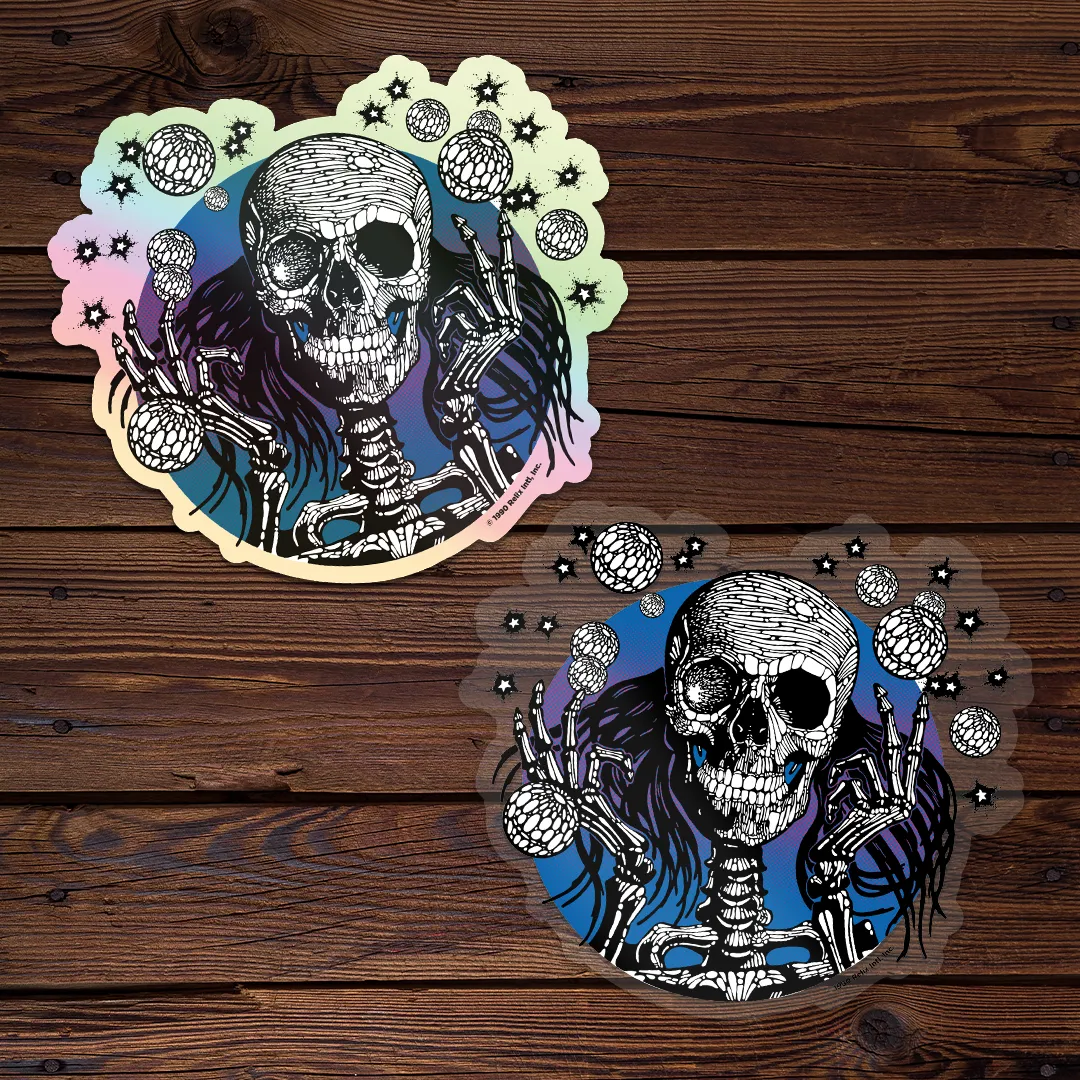 Floating Orbs - Throwback Sticker Set (Holographic   Regular)
