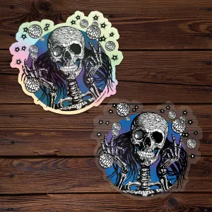 Floating Orbs - Throwback Sticker Set (Holographic   Regular)