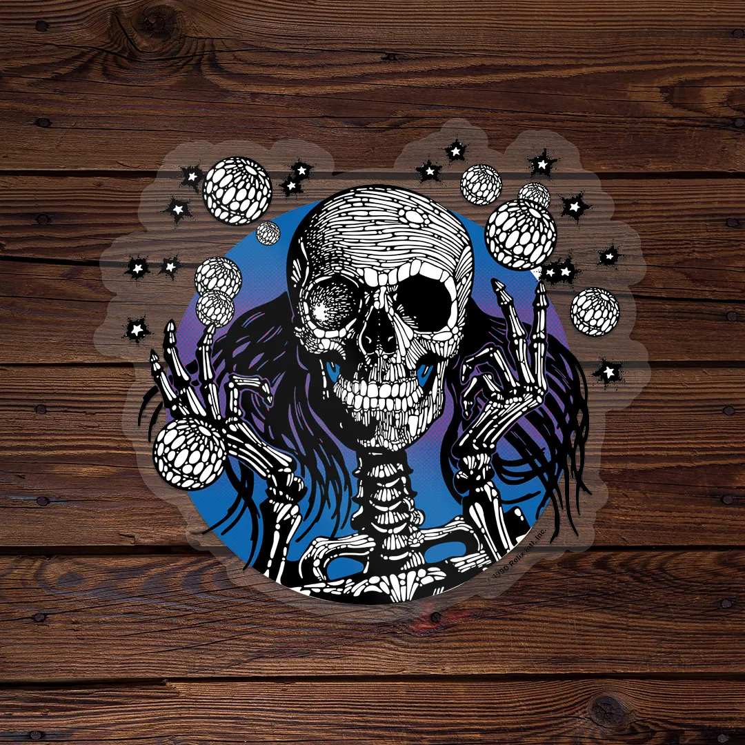 Floating Orbs - Throwback Sticker