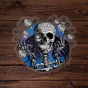 Floating Orbs - Throwback Sticker