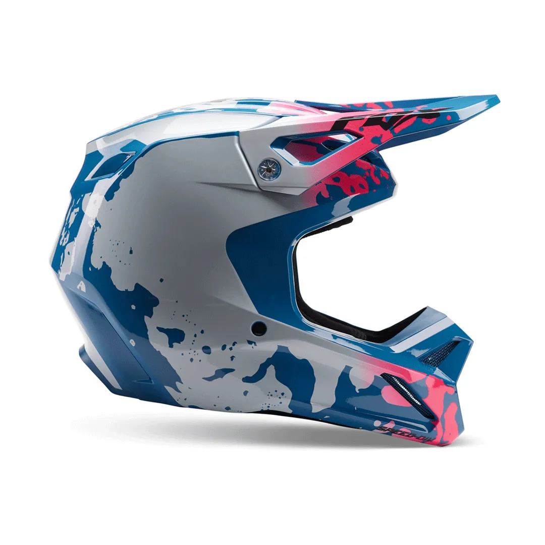 Fox - 2024 V1 Morphic Blueberry/Black/White Helmet
