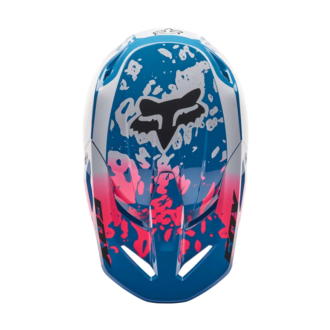 Fox - 2024 V1 Morphic Blueberry/Black/White Helmet