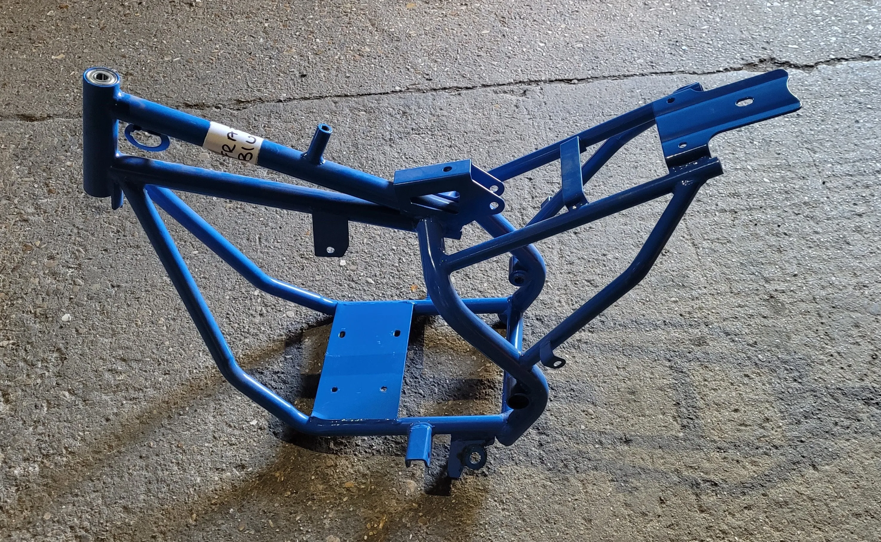 FRA38 49CC 2 STROKE MINI DIRT BIKE FRAME CHASSIS BLUE