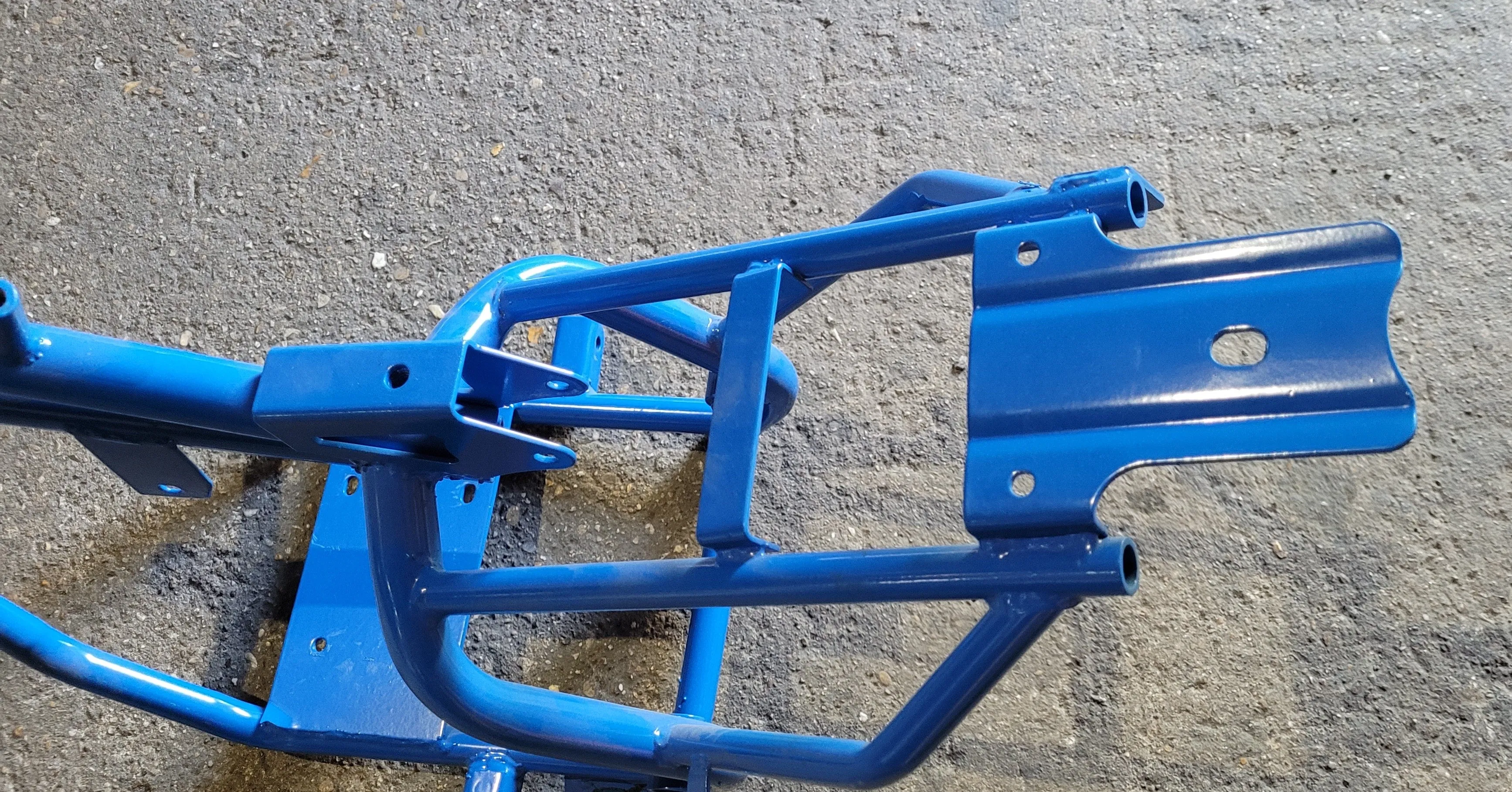 FRA38 49CC 2 STROKE MINI DIRT BIKE FRAME CHASSIS BLUE