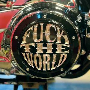 FTW M8 Touring Derby Cover - Gloss Black