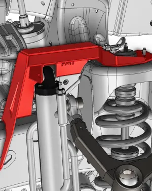 Gen 2 Raptor Fabricated Front By-Pass Shock Mount Kit