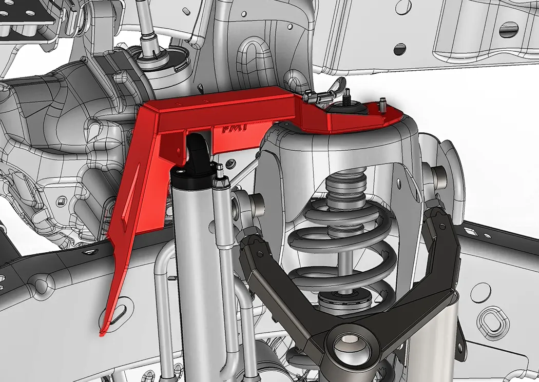 Gen 2 Raptor Fabricated Front By-Pass Shock Mount Kit