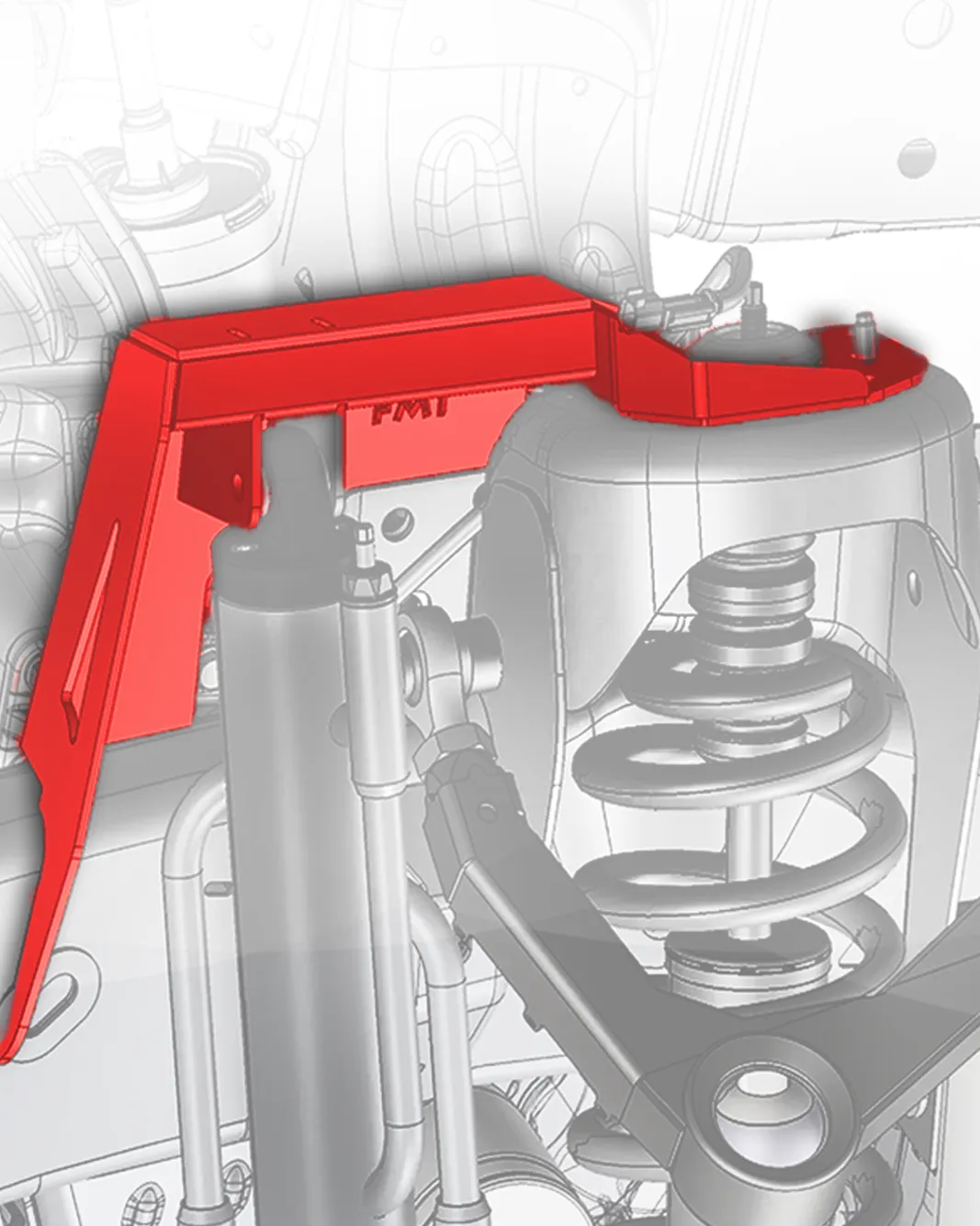 Gen 2 Raptor Fabricated Front By-Pass Shock Mount Kit