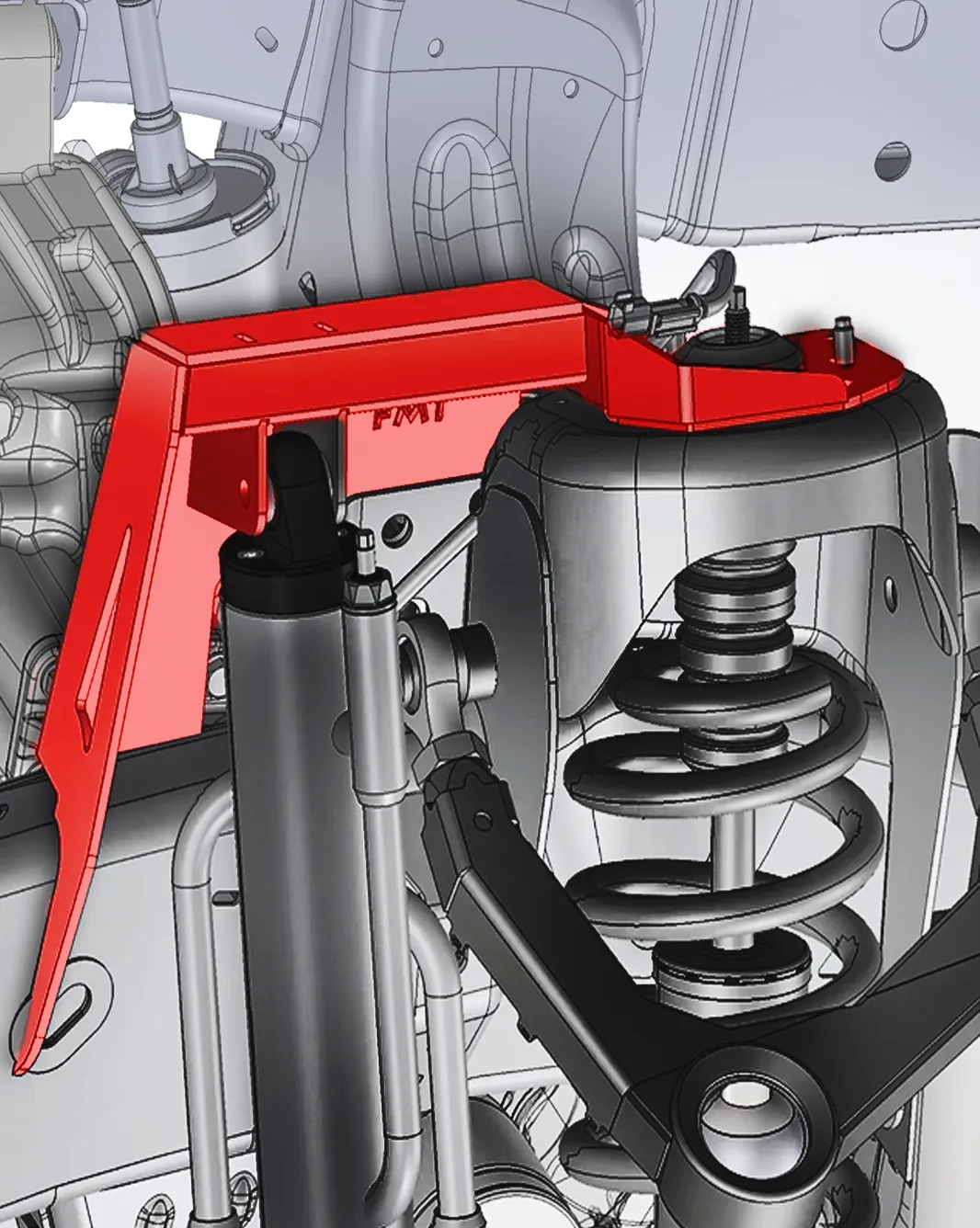 Gen 2 Raptor Fabricated Front By-Pass Shock Mount Kit