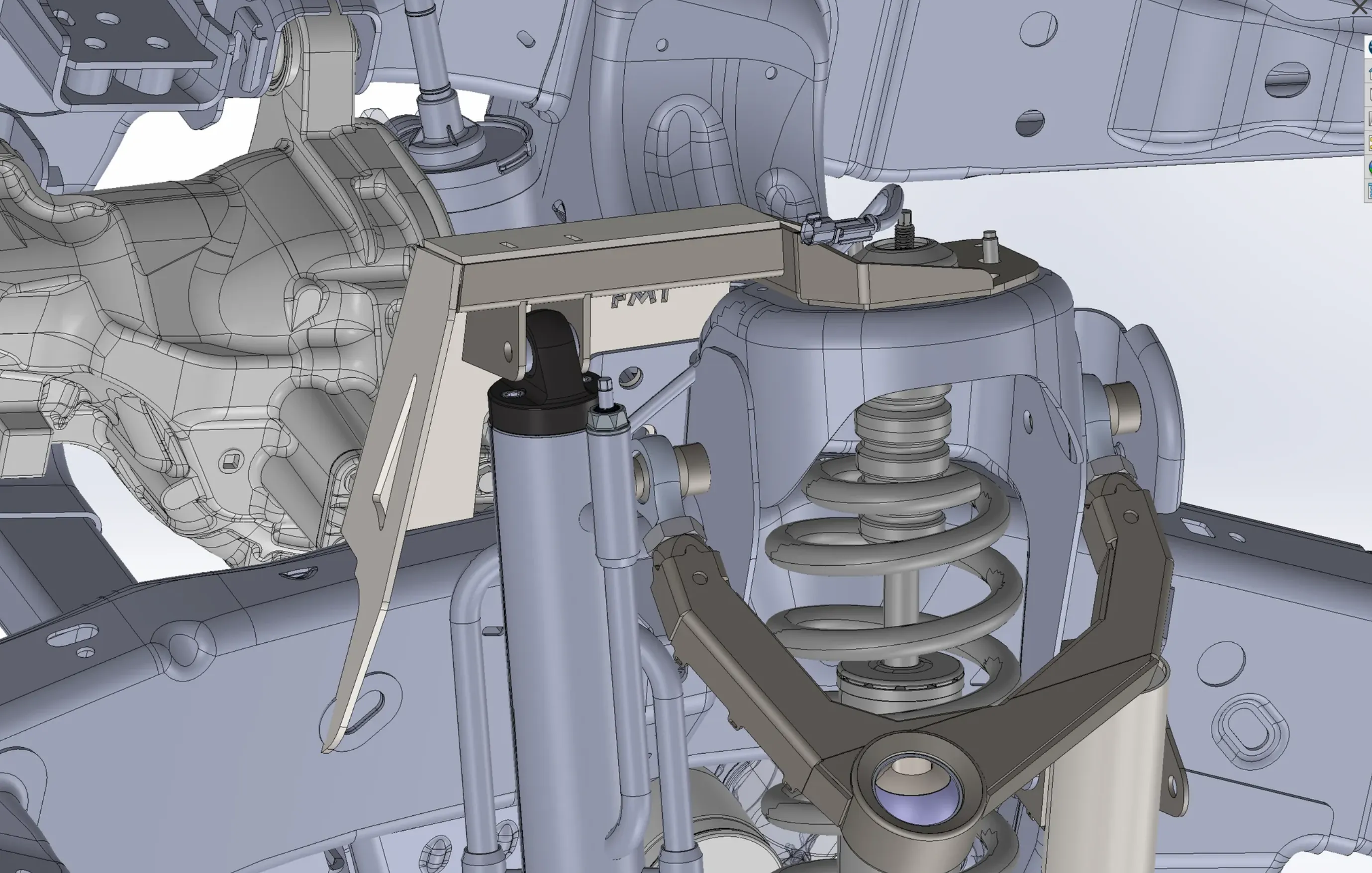 Gen 2 Raptor Fabricated Front By-Pass Shock Mount Kit