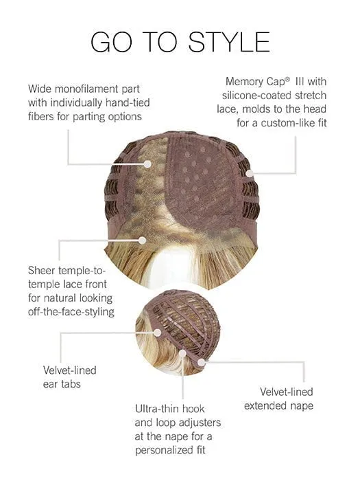 Go To Style | Synthetic Lace Front Wig (Mono Part)