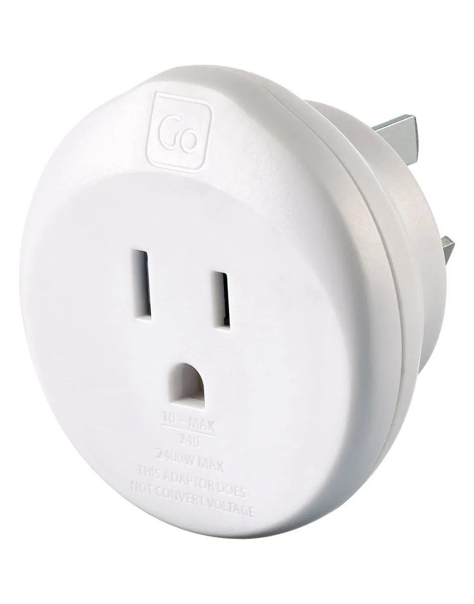 Go Travel USA-AUS/China Grounded Adapter