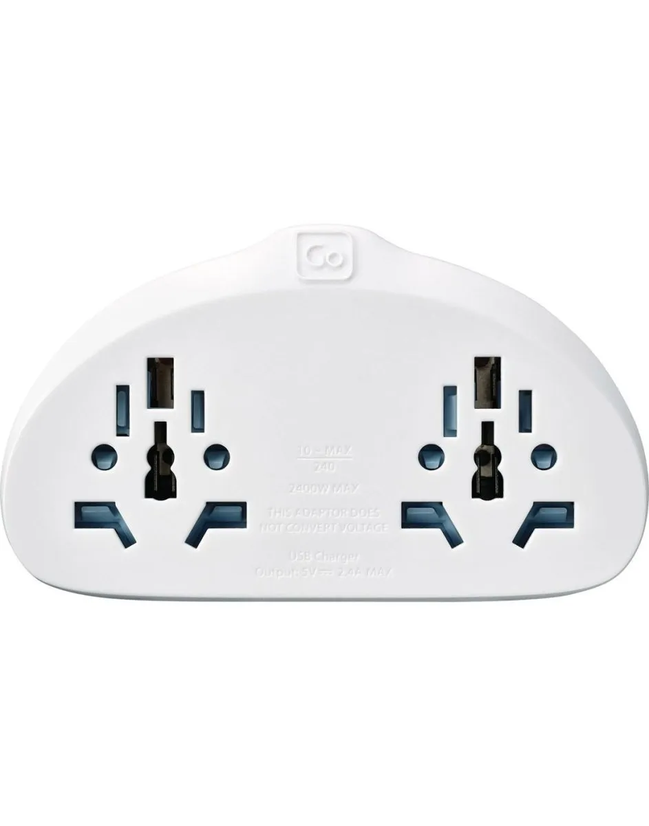 Go Travel World-AUS/China Adapter Duo   USB