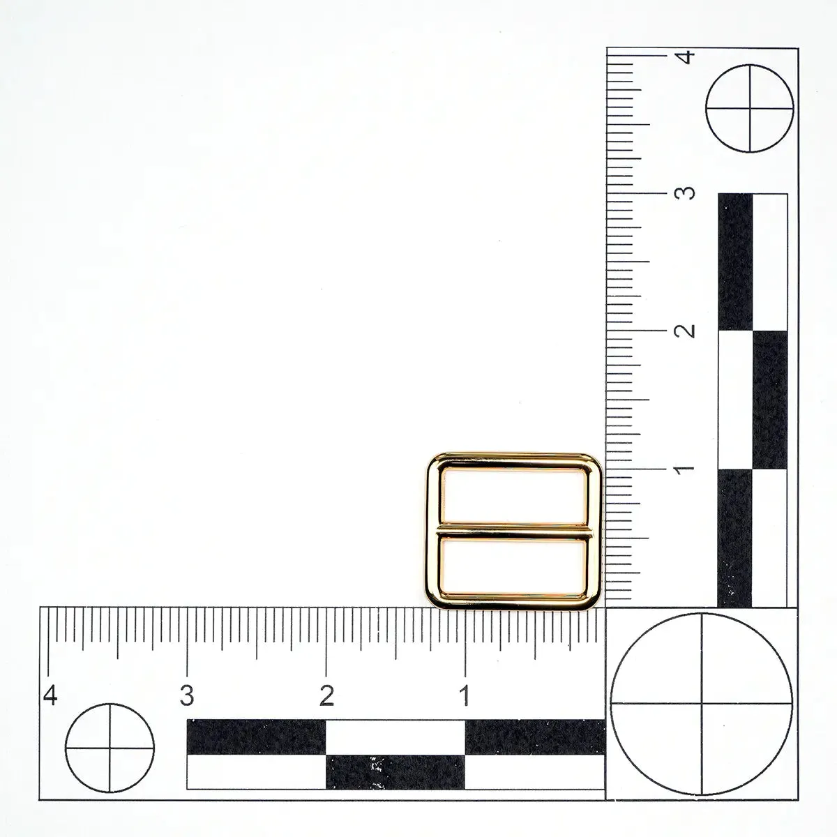 Gold Cast Tri Slide Zinc Alloy 1 Inch