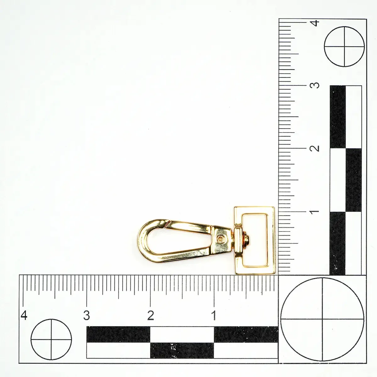 Gold Flat Lever Swivel Snap 3/4 Inch