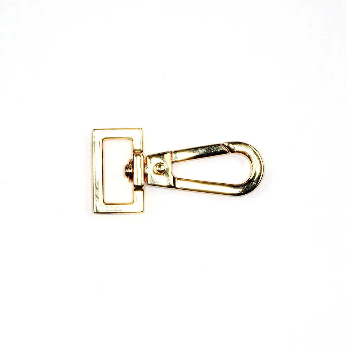 Gold Flat Lever Swivel Snap 3/4 Inch