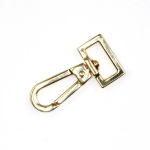 Gold Flat Lever Swivel Snap 3/4 Inch