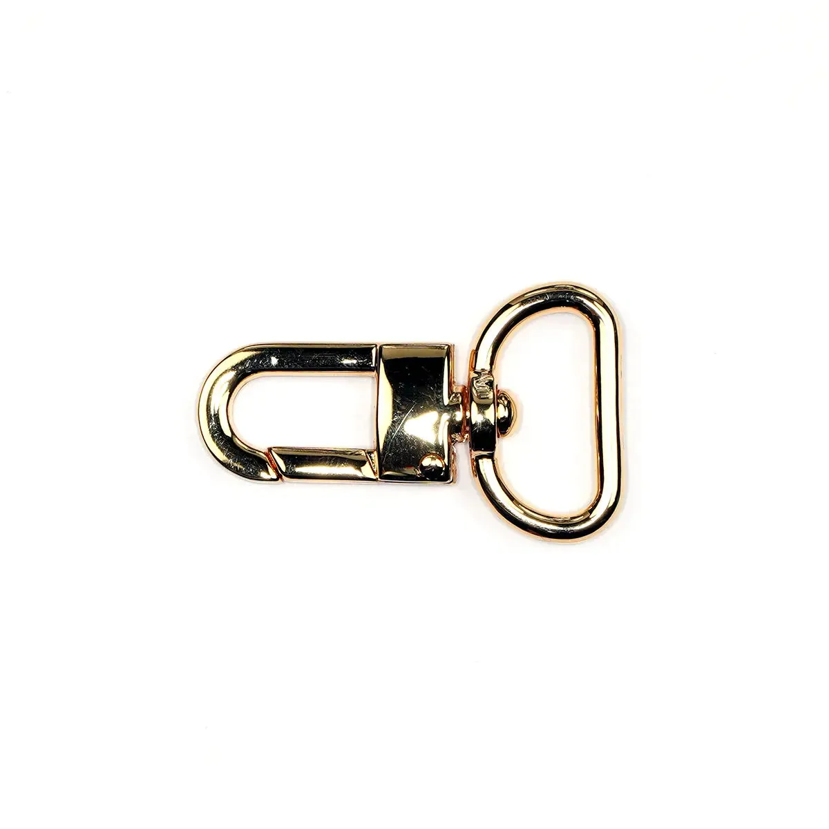 Gold Loop Lever Swivel Snap 3/4 Inch