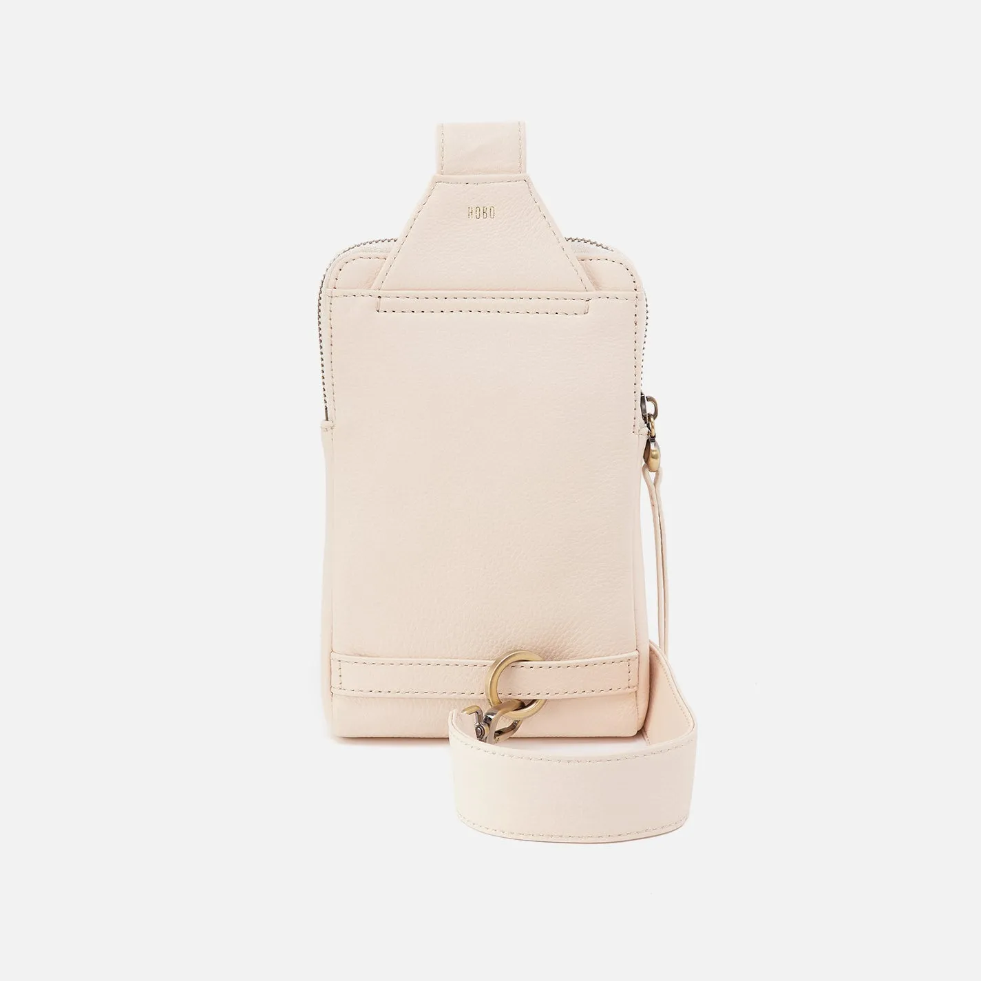 Grant Sling In Pebbled Leather - Cream