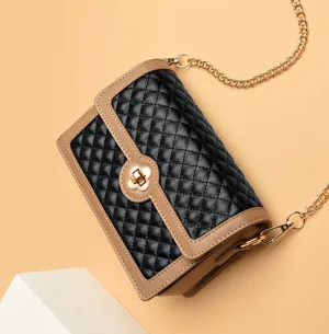 H1715 - Classio Black Messenger Bag