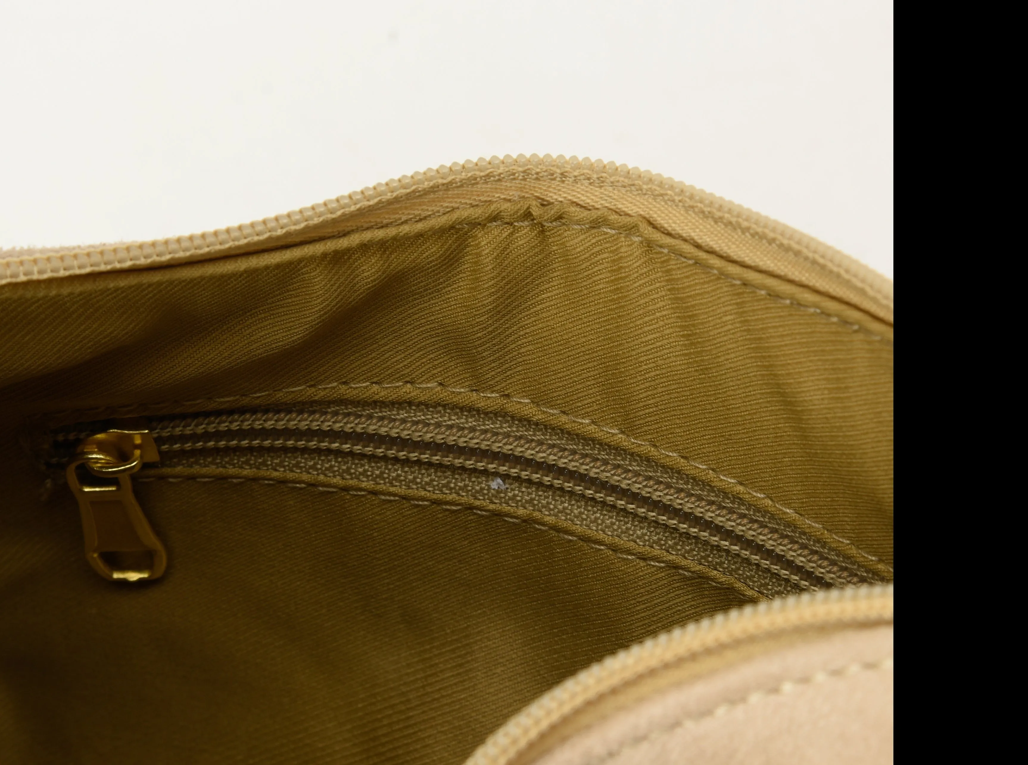 Handbag Beige with embroidered Handle