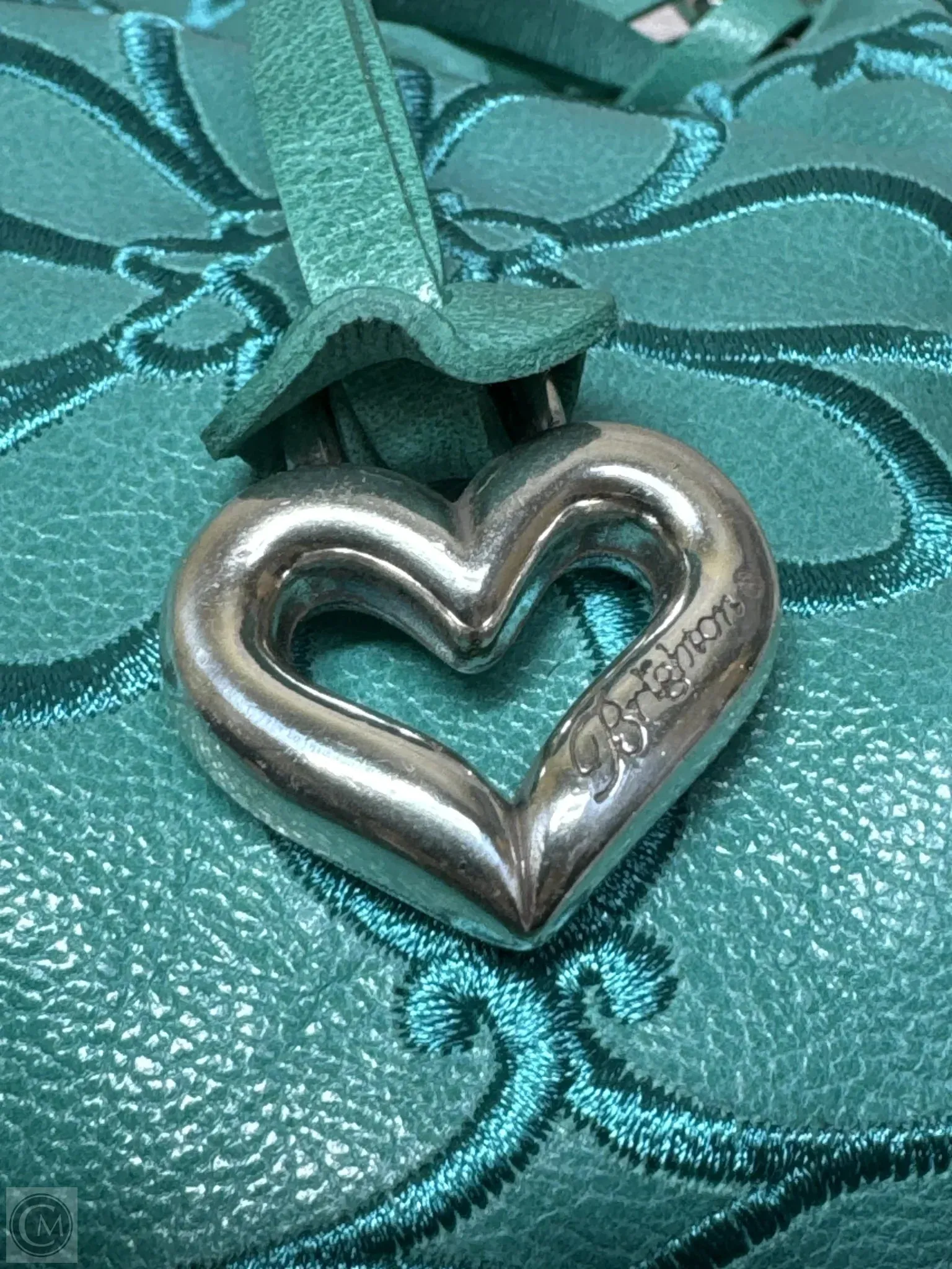Handbag Leather By Brighton, Size: Large