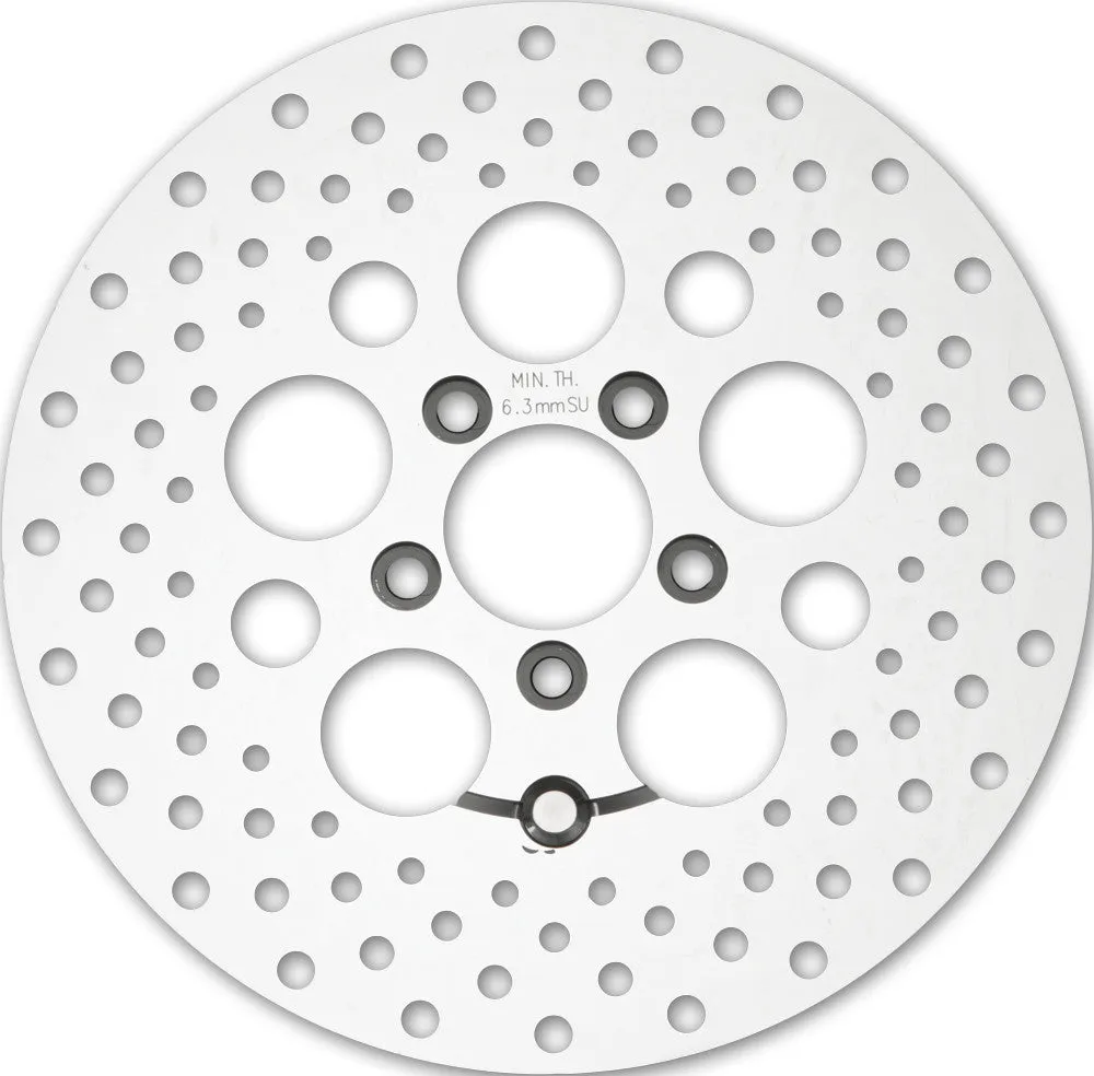 HardDrive 11-063 Touring Rear Brake Rotor - 11.8in. - Polished