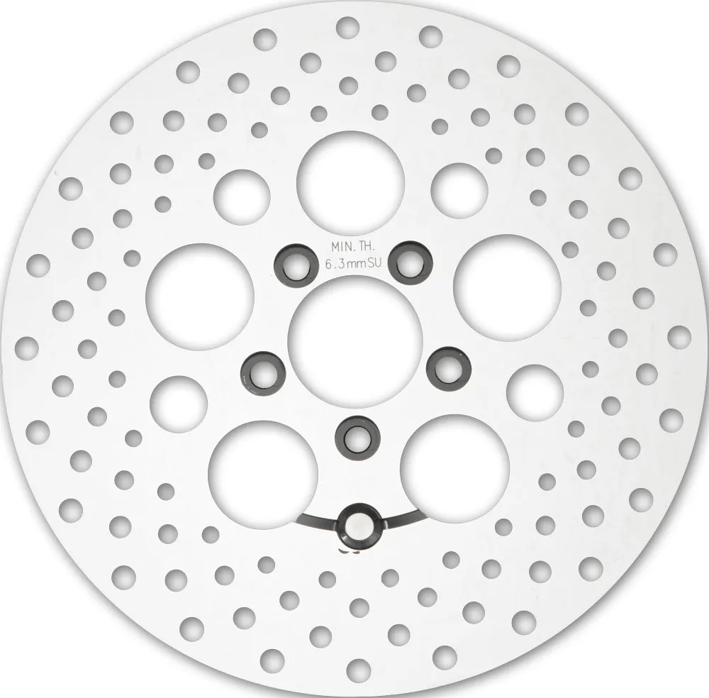 HardDrive 11-063 Touring Rear Brake Rotor - 11.8in. - Polished