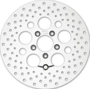 HardDrive 11-063 Touring Rear Brake Rotor - 11.8in. - Polished