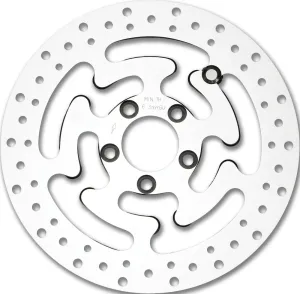 HardDrive 11-066 Touring Rear Brake Rotor - 11.8in. - Polished