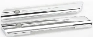 HardDrive HE-104611-E Saddlebag Latch Covers - Machined Finish Chrome