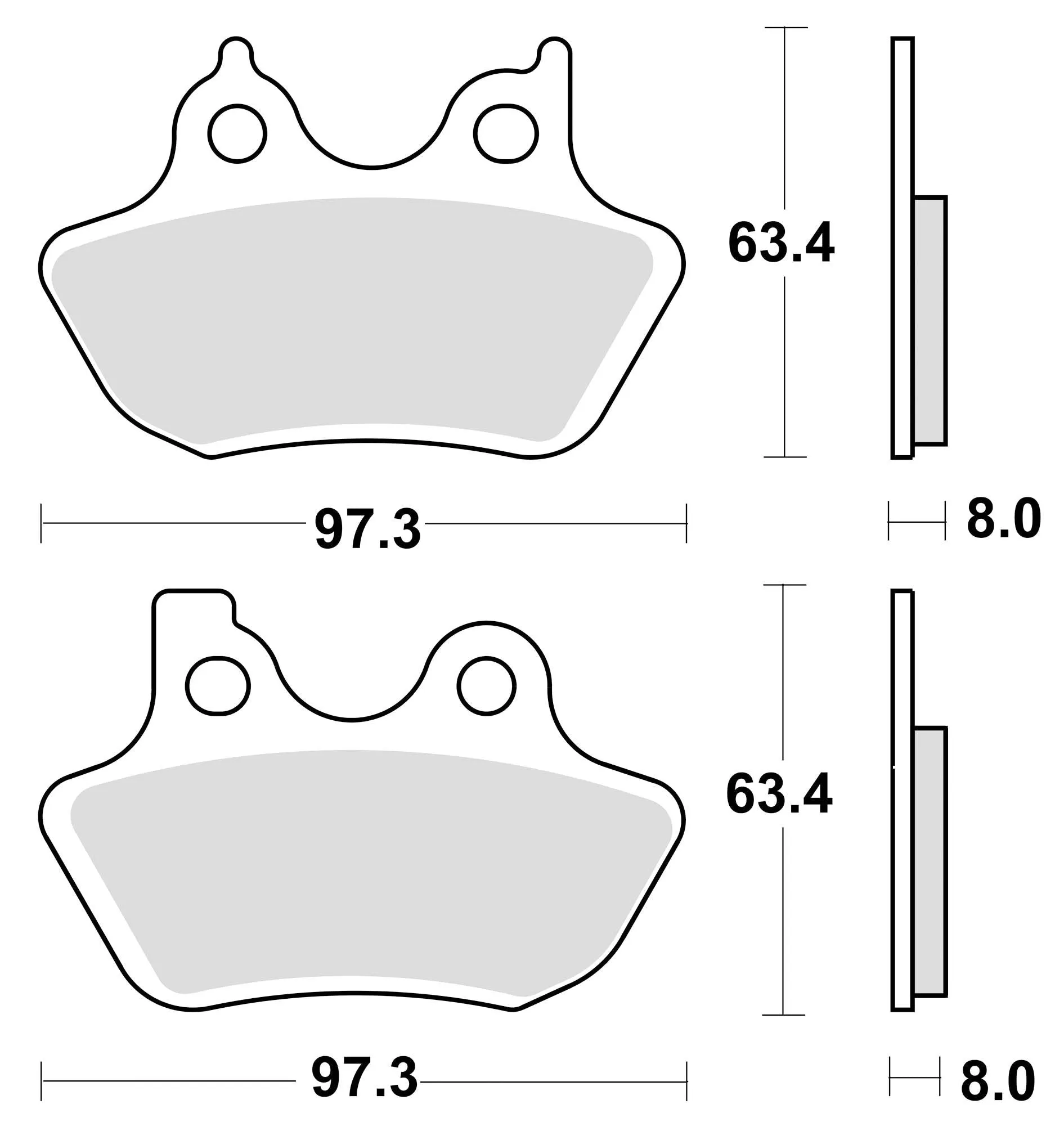 HARLEY D. FLHX STREET GLIDE|1584|2006 - 2007 >REAR - R
