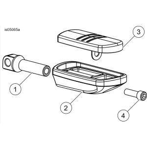 Harley-Davidson® Streamliner Passenger Footpeg Support