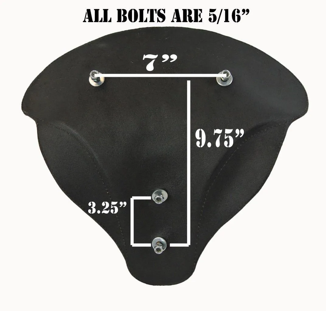 Harley Touring Spring Seat Conversion Mounting Kit 1998-2025 Ant Red Alligator