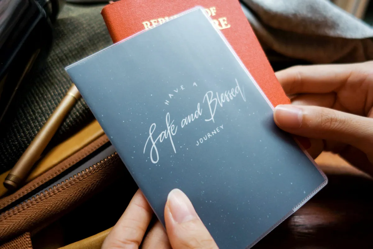 Have A Safe And Blessed Journey {Passport Cover}
