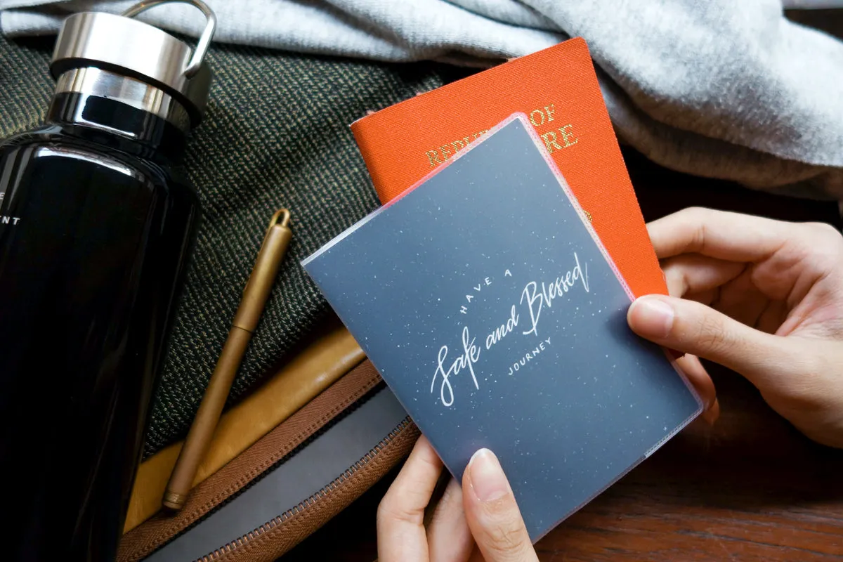 Have A Safe And Blessed Journey {Passport Cover}