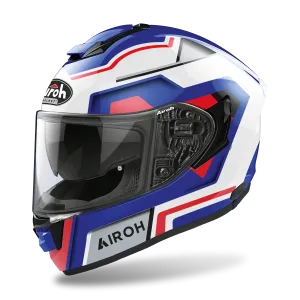 Helmet St.501 Square Blue/Red Gloss